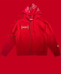 Image 1 of Red AR34EA Zip Up Jacket