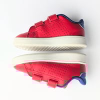Image 3 of Adidas x Marvel Infant Advantage Spider-Man Hook-and-Loop Sneakers