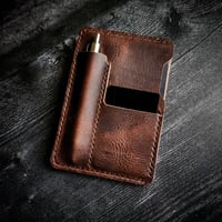 Image 1 of FIELD NOTES SLEEVE V2 - RUSTIC WALNUT