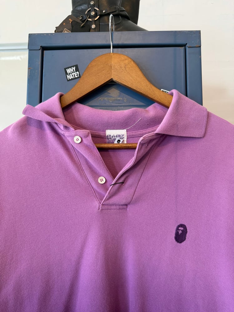 Image of Bape Purple Gradient Polo