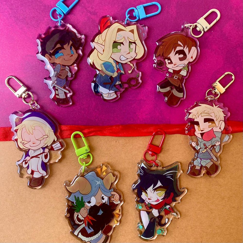 Image of Dungeon Meshi Keychains