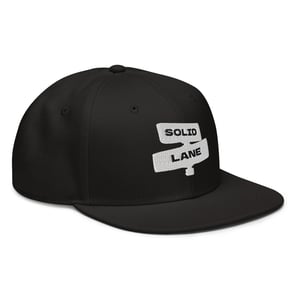 Image of White Solid Lane Snapback