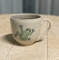 Image 1 of Frog Decorated Stoneware Mug