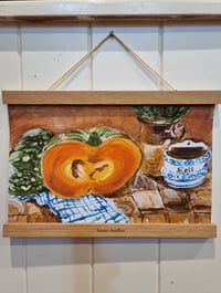 Image 2 of Pumpkin with Salt Cellar Print