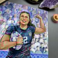 Image 2 of "The Center" Ilona Maher Watercolor Print