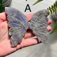 Image 3 of Labradorite Butterfly with Stand
