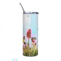 Image 4 of Stainless steel tumbler_Floral_20 oz_2