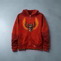R AVIATOR SKULL HOODIE