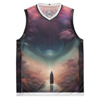 Recycled unisex basketball jersey