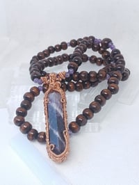Image 2 of Amethyst Crown Chakra Necklace