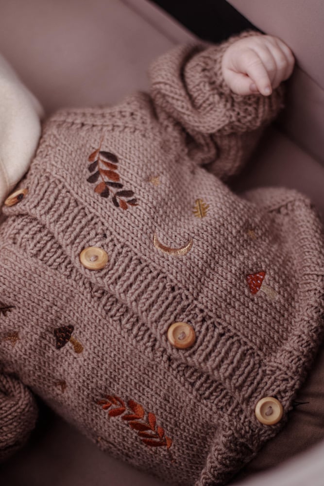 Image of SPRINKLES - Hand Knitted Cardigan or sweater SPRINKLES