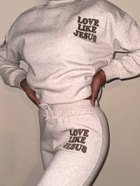 Image 1 of Love Like Jesus Jogger Set