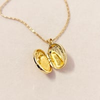 Image 3 of VirginMary Locket Necklace
