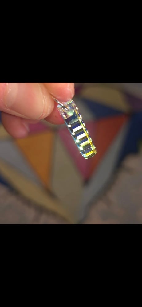 Image of Dichroic stack charm 