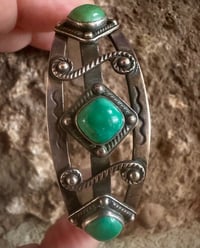 Image 2 of Vintage 3 stone stacker cuff 