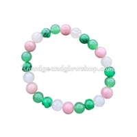 Image 5 of NEW* Malachite, Rose Quartz, Green Aventurine & Rhodonite Bracelet (Just 1 left!)