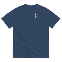 Image 4 of Unisex garment-dyed heavyweight t-shirt copy | two5ths logo - dark colors