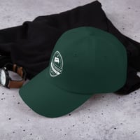 Image 17 of Brackish Wooder Cornhole Dad Hat – Custom Boards & Bags Logo | Adjustable Cotton Twill Cap