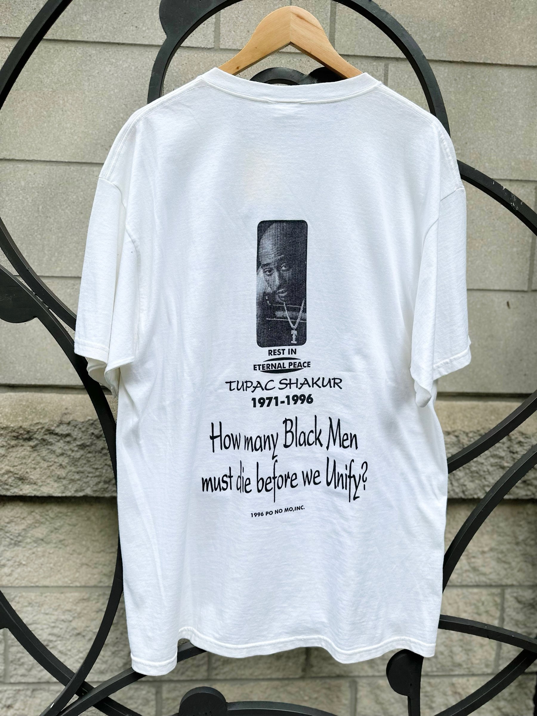 T-shirt rap double face vintage Tupac 2pac Shakur années 90 Do For Love