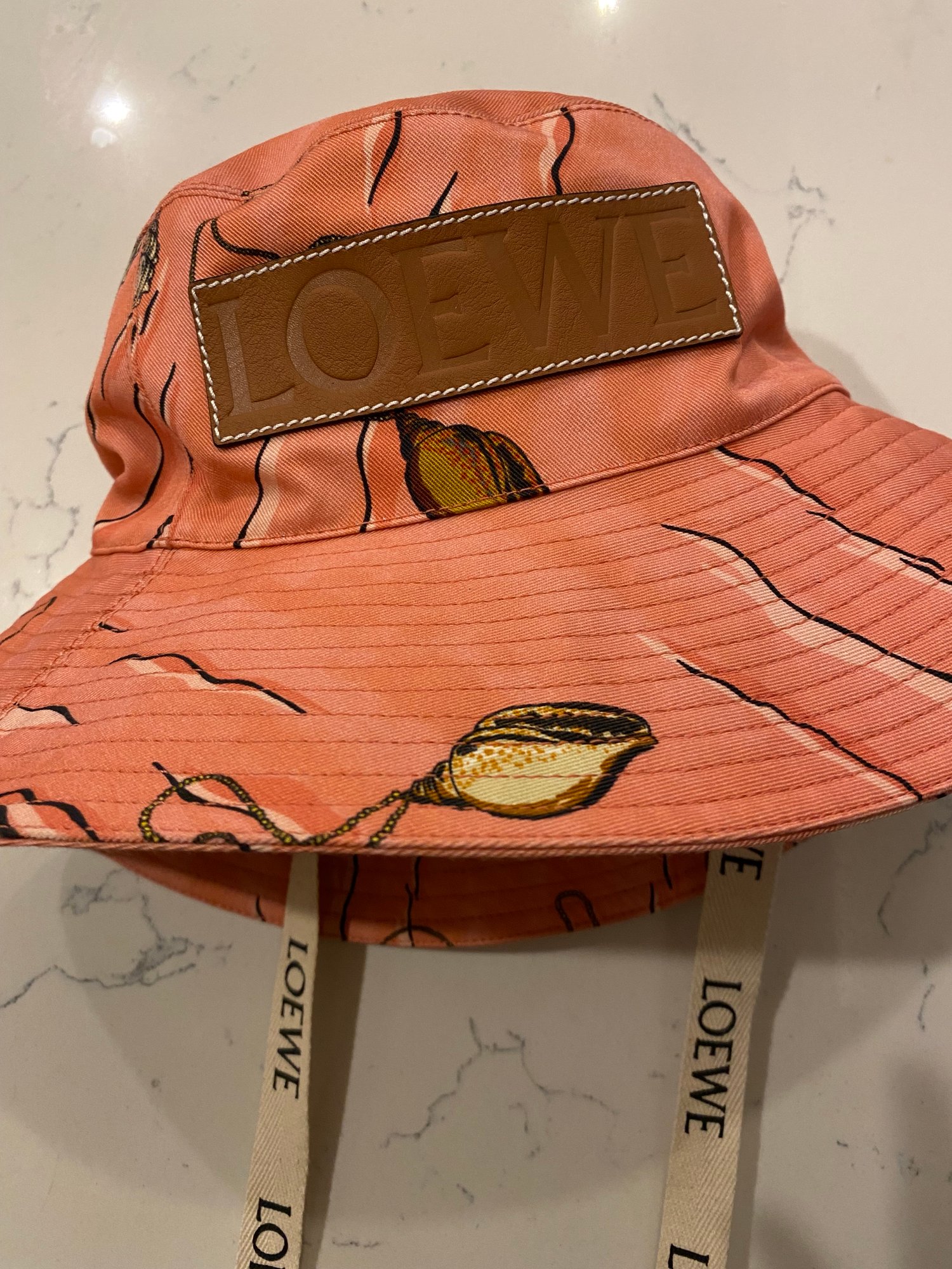 LOEWE Calfskin Leather Fisherman Hat