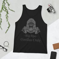 Image 3 of BOSSFITTED Gorillas Only Unisex Tank Top