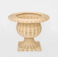 Image 1 of Wicker Urn 