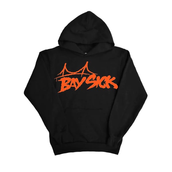 Image of BaySick Hoodie Black & Orange