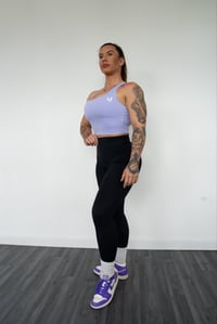 Image 5 of UPerform Elevate Cross Back Bra- Violet 