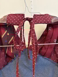 Image 10 of Tie top, bordeaux (xs-l)