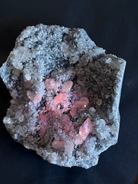 Image 2 of Quartz With UV Calcite & Chalcopyrite Specimen #2313