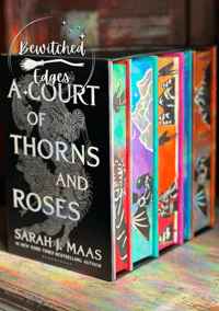 Image 4 of A Court of Thorns and Roses Hardcover Box Set (Solo Horizontal designs) - Bewitched Edges 