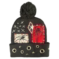 Image 2 of “GNARLY JUNK #1” Custom Punk Beanie