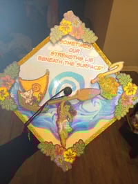 Image 2 of Moana Princess Glam Graduation Cap copy