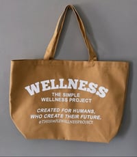 Image 5 of Oversized WELLNESS Tote Bag