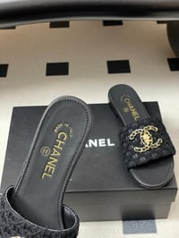 Image 4 of CC Tweed Slippers