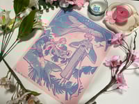 Image 6 of The Moth Tarot Card Riso Print
