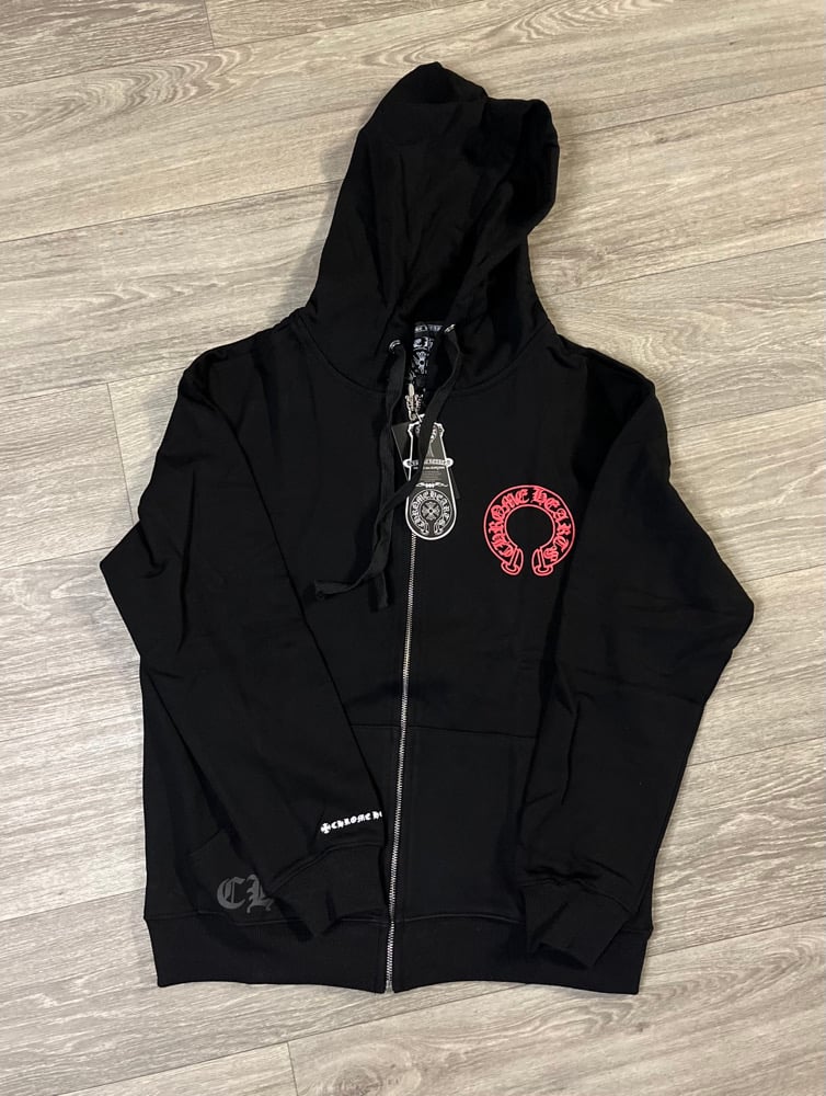 Image of Chrome Hrts Zip Up Jacket