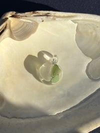 mini sea glass pendant #16
