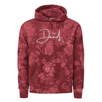 Image 1 of The Dead Embroidered Unisex Champion Tie-Dye Hoodie