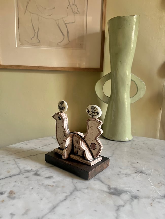  LARGE SUN BIRD SCULPTURE