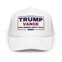 Image 4 of Trump Vance 24 Official Foam trucker hat PatriotsCo copy