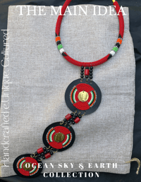 Image 3 of Jameela Necklace (Red) 