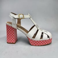 Image 1 of FLY LONDON EVIT WHITE PATENT