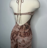 Image 2 of Darlyn Marbled Cheetha Maxi Dress