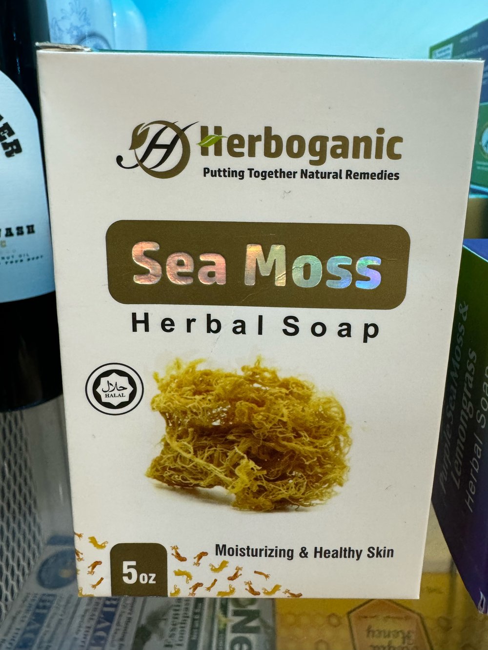 Herboganic Sea Moss Herbal Soap - 5 oz