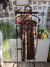 Image 1 of Black and tan dress