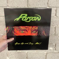 Poison – Open Up And Say ...Ahh! - US 1988 PRESS LP WITH CENSORED COVER