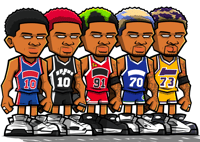 Image 1 of Dennis Rodmans Career Print