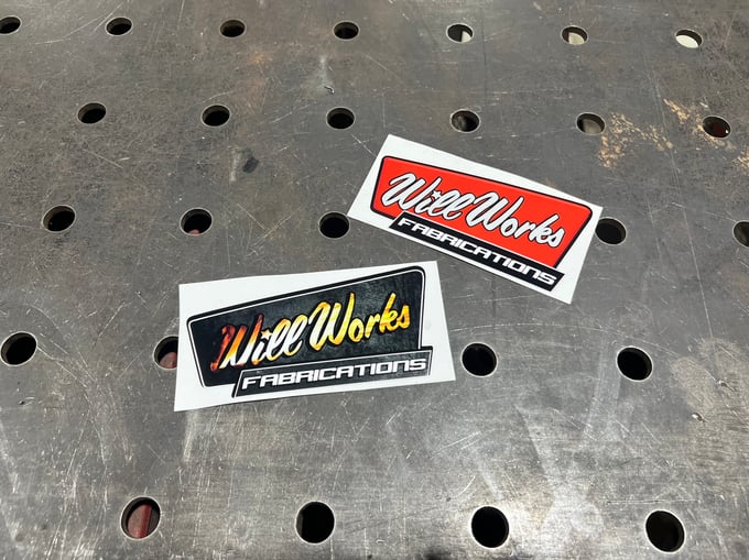 Image of Willworks Fabrications stickers