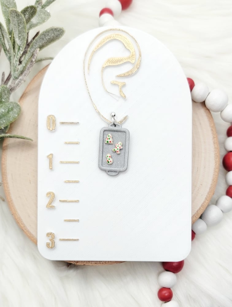 Image of Gingerbread Cookie Tray Earrings